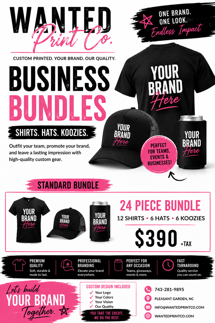 Business Branding Packages - 24 Piece Bundle
