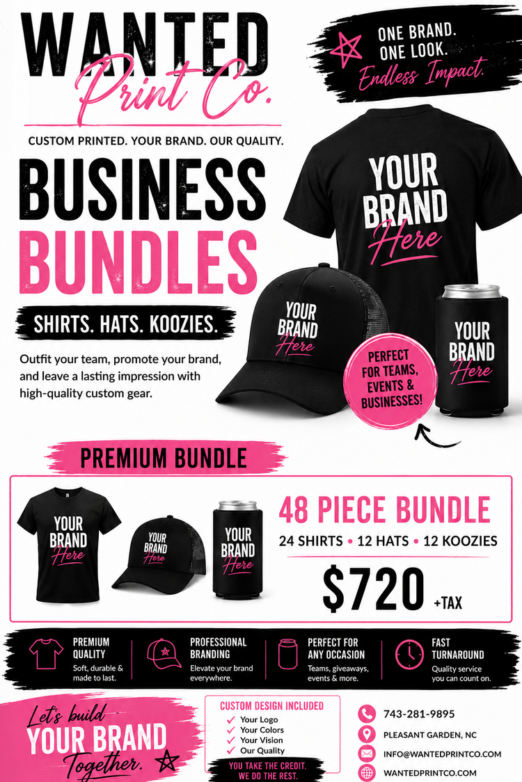Business Branding Packages - 48 Piece Bundle