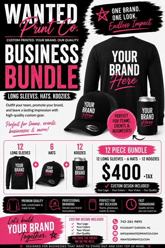 Long Sleeve Business Branding Package