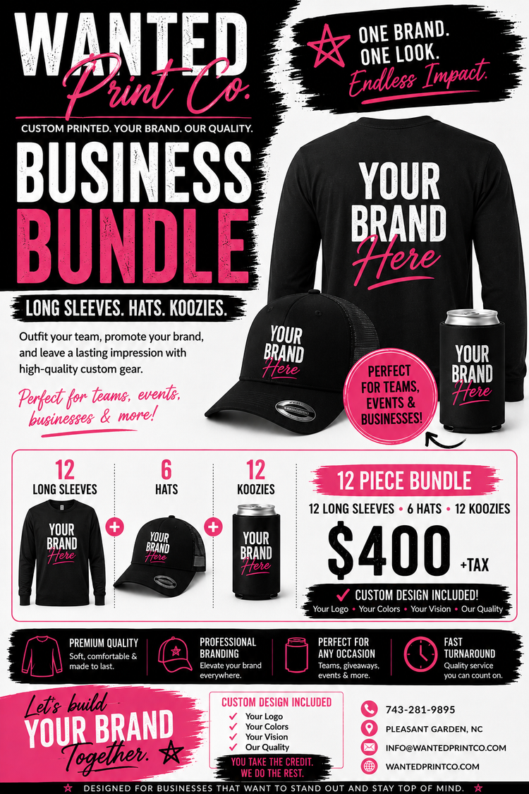 Long Sleeve Business Branding Package