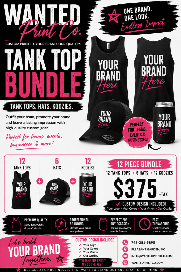 Tank Top Business Branding Package