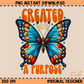Created with Purpose Faith Foil Effect PNG Digital Download