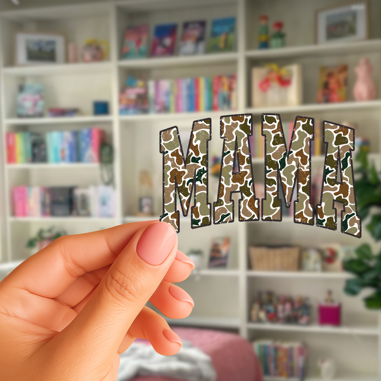 Camo Mama UV Decal Sticker