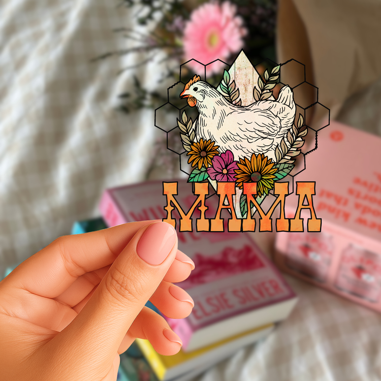 Chicken Mama UV Decal Sticker