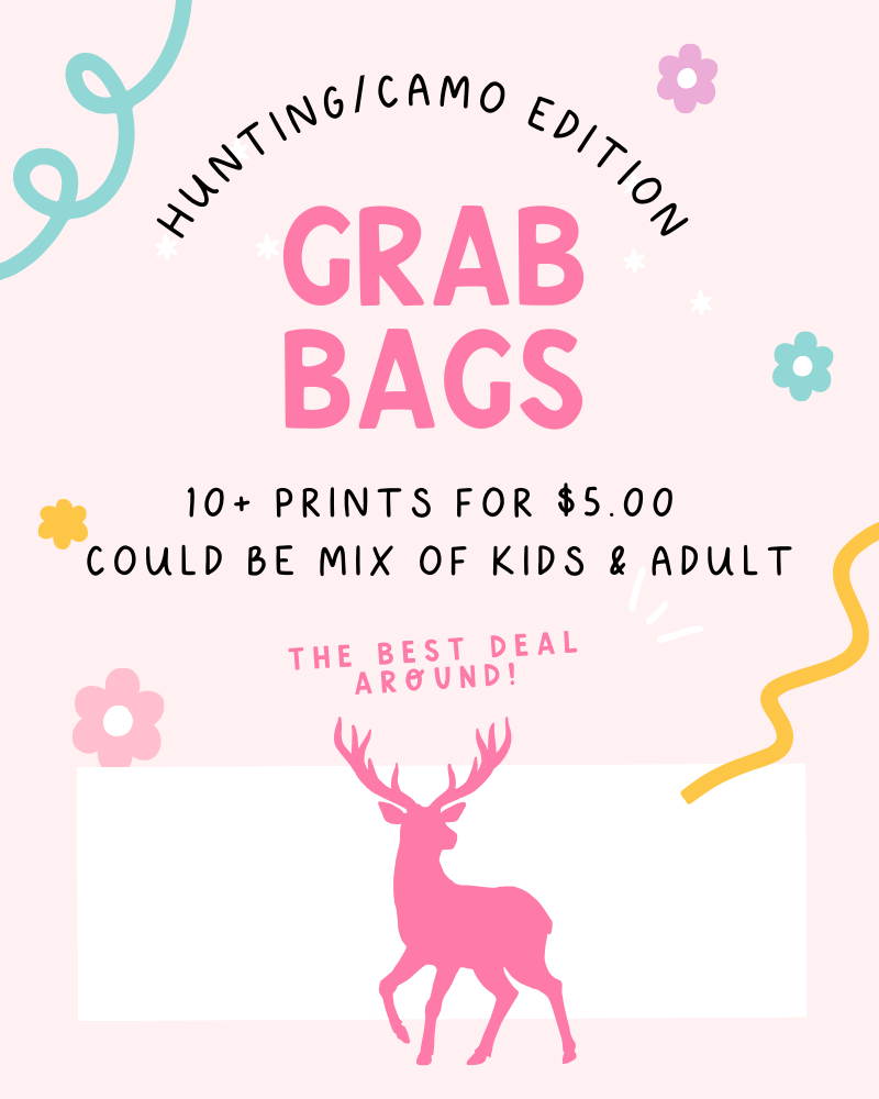 Hunting/Camo Mystery Grab Bags DTF