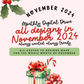 November 2024 Monthly Digital Design Drive