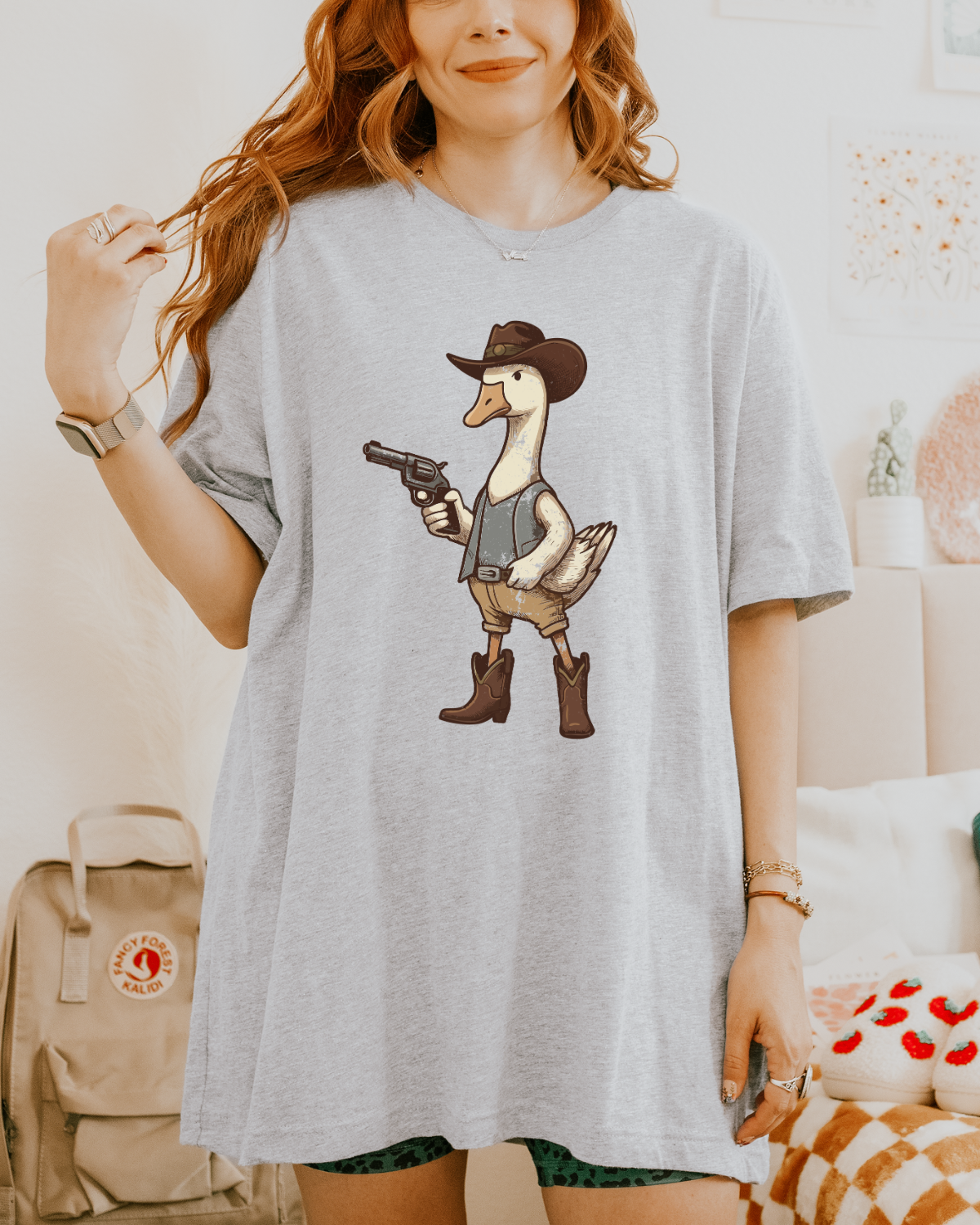 Cowboy Goose DTF Transfer