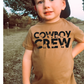 Cowboy Crew Toddler Western Single Color Screen Print Transfer