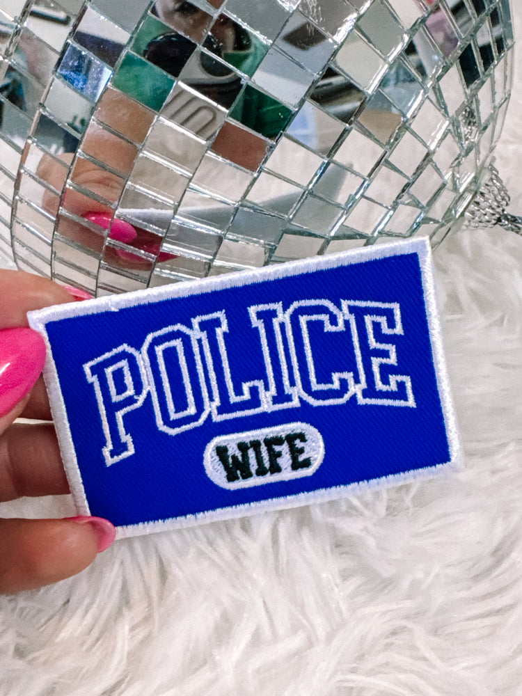 Police Wife Hat/Pocket Patch