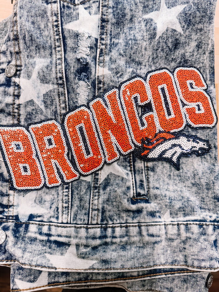 Denver Sequin Chenille Patch (Adult Size)