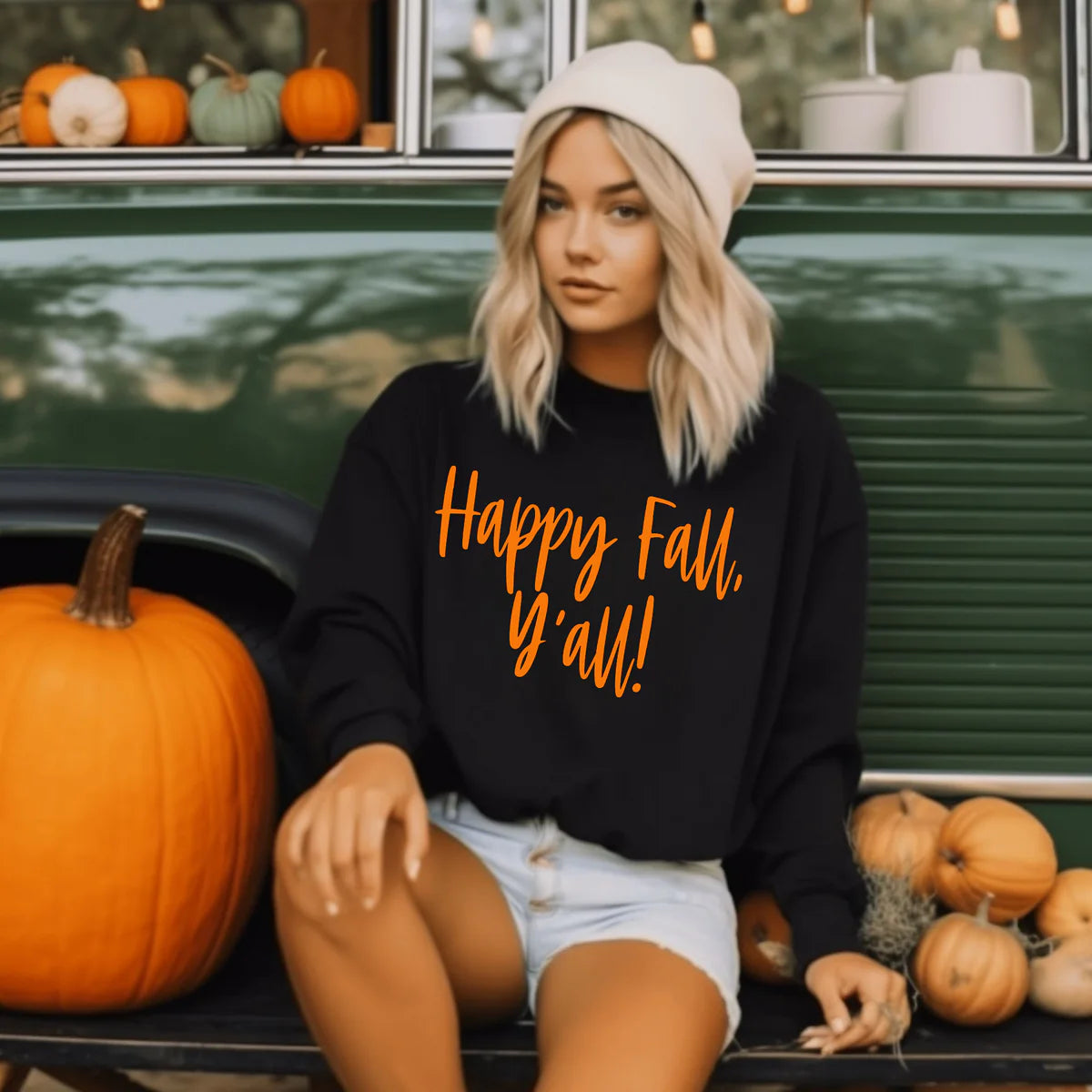 Happy Fall Y'all Fall DTF Transfer