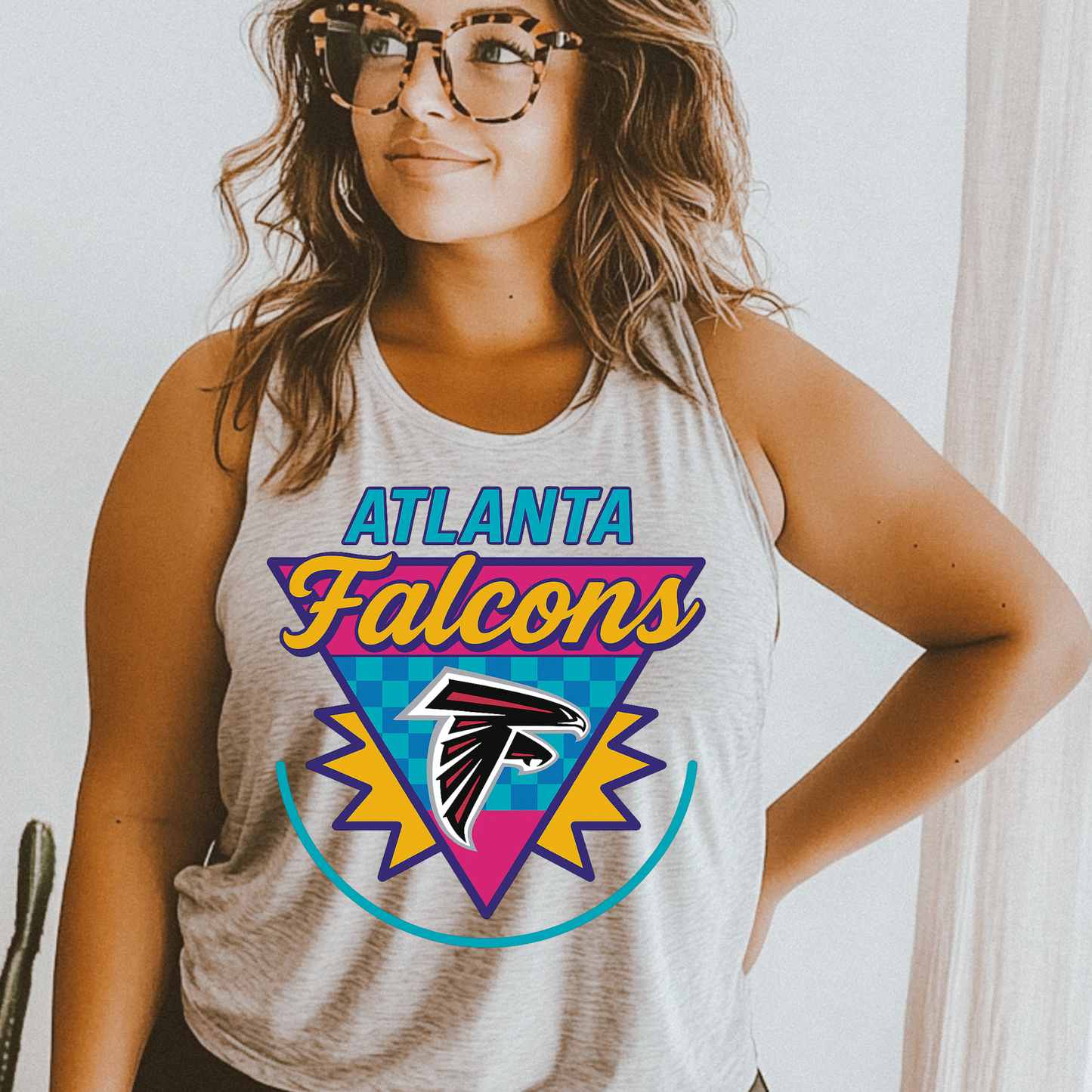 Falcons Vintage DTF Transfer