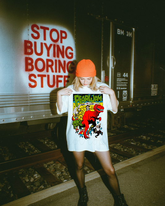 Dino Pearl Jam DTF Transfer