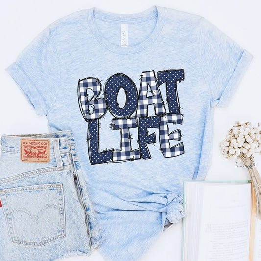 Boat Life Patchwork Summer DTF Transfer