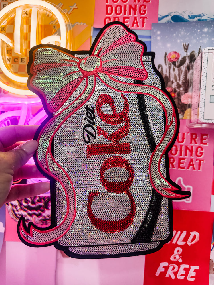 Diet C Sequin Chenille Patch (Adult Size)