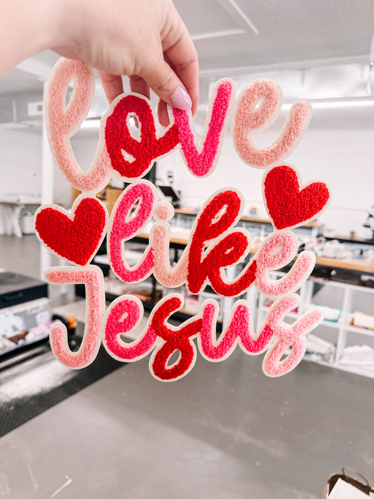 Love Like Jesus Chenille Patch