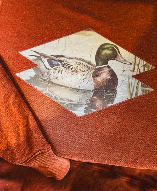 Distressed Duck DTF Transfer