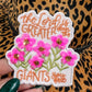 The Lord is Greater Floral Hat/Pocket Patch