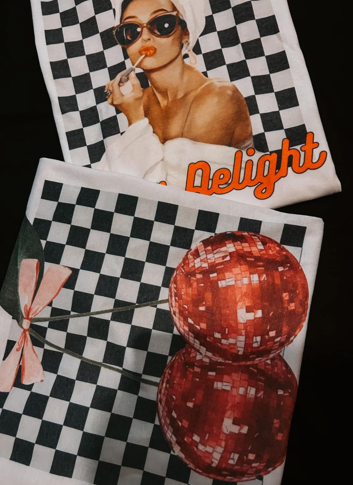 Disco Cherry Coquette DTF Transfer