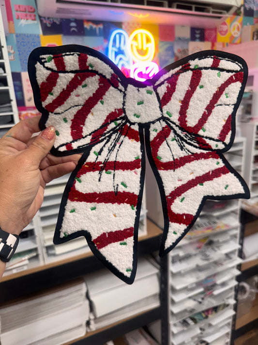 Cake Tree Coquette Christmas Patch (Adult Size)