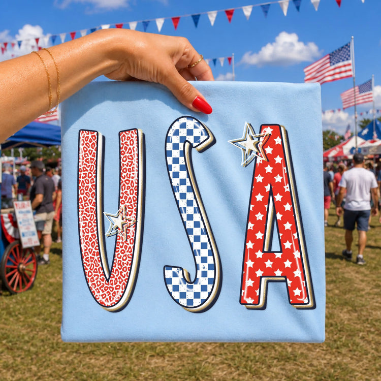 USA Trendy 4th of July DTF Transfer