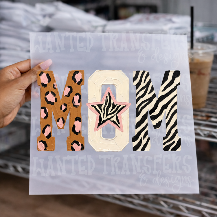 Retro Zebra Mom DTF Transfer