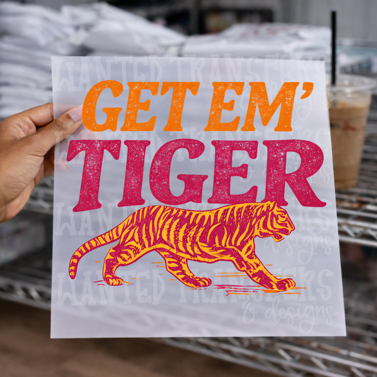 Get Em' Tiger DTF Transfer