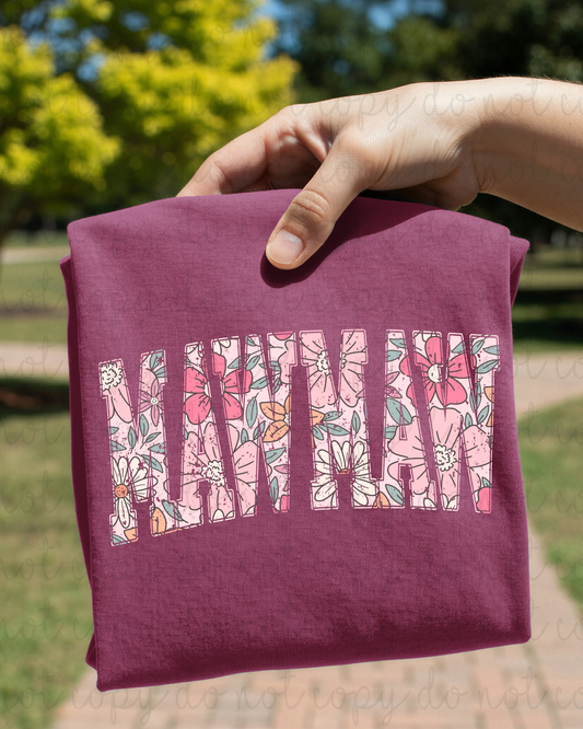 Floral Mawmaw DTF Transfer