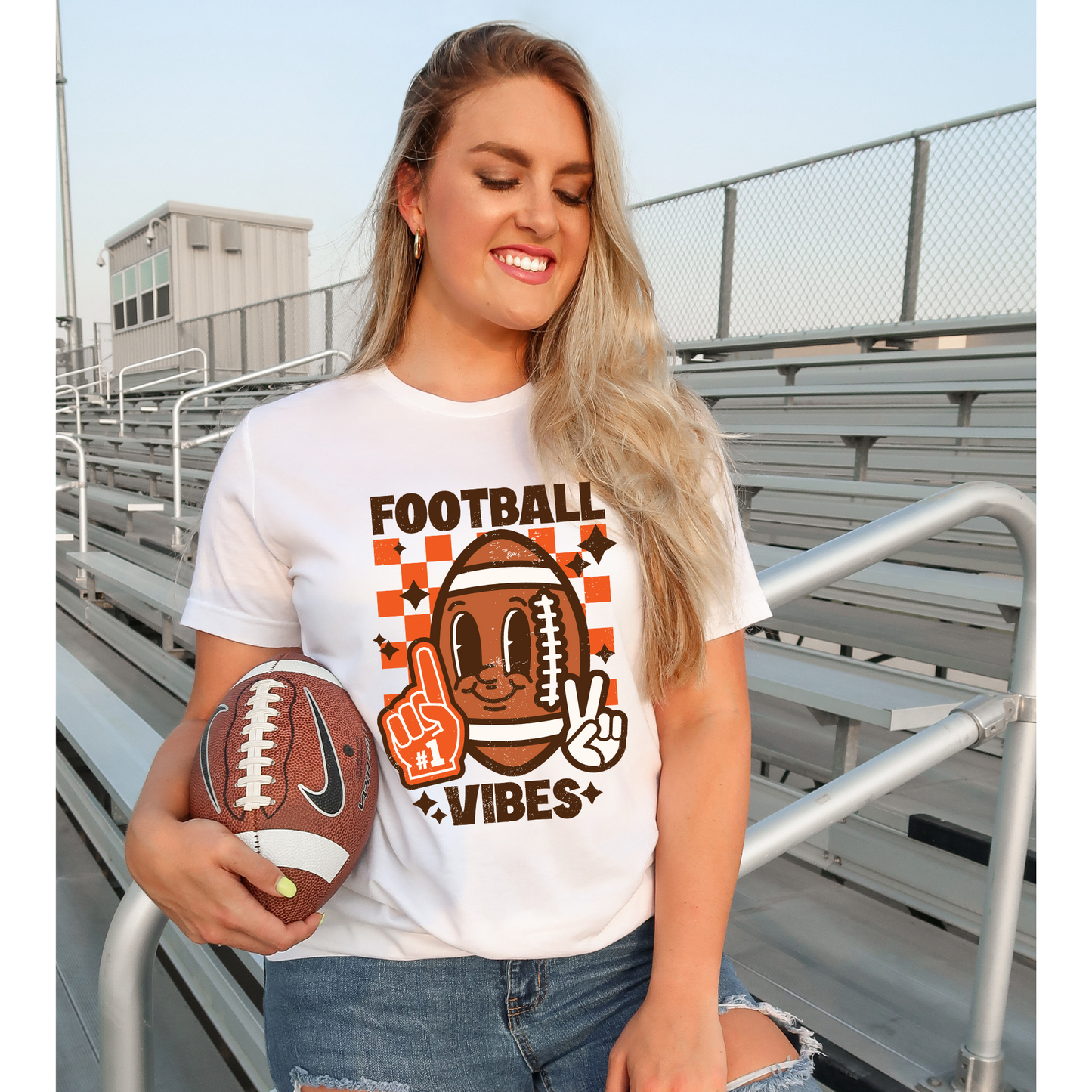 Retro Football Vibes DTF Transfer