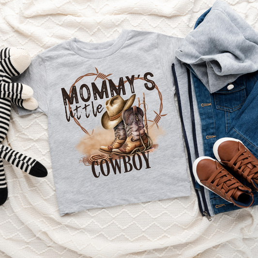 Mommy's Little Cowboy DTF Transfer