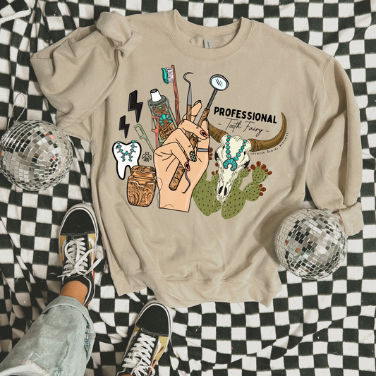 Professional Tooth Fairy Western Dentist DTF Transfer