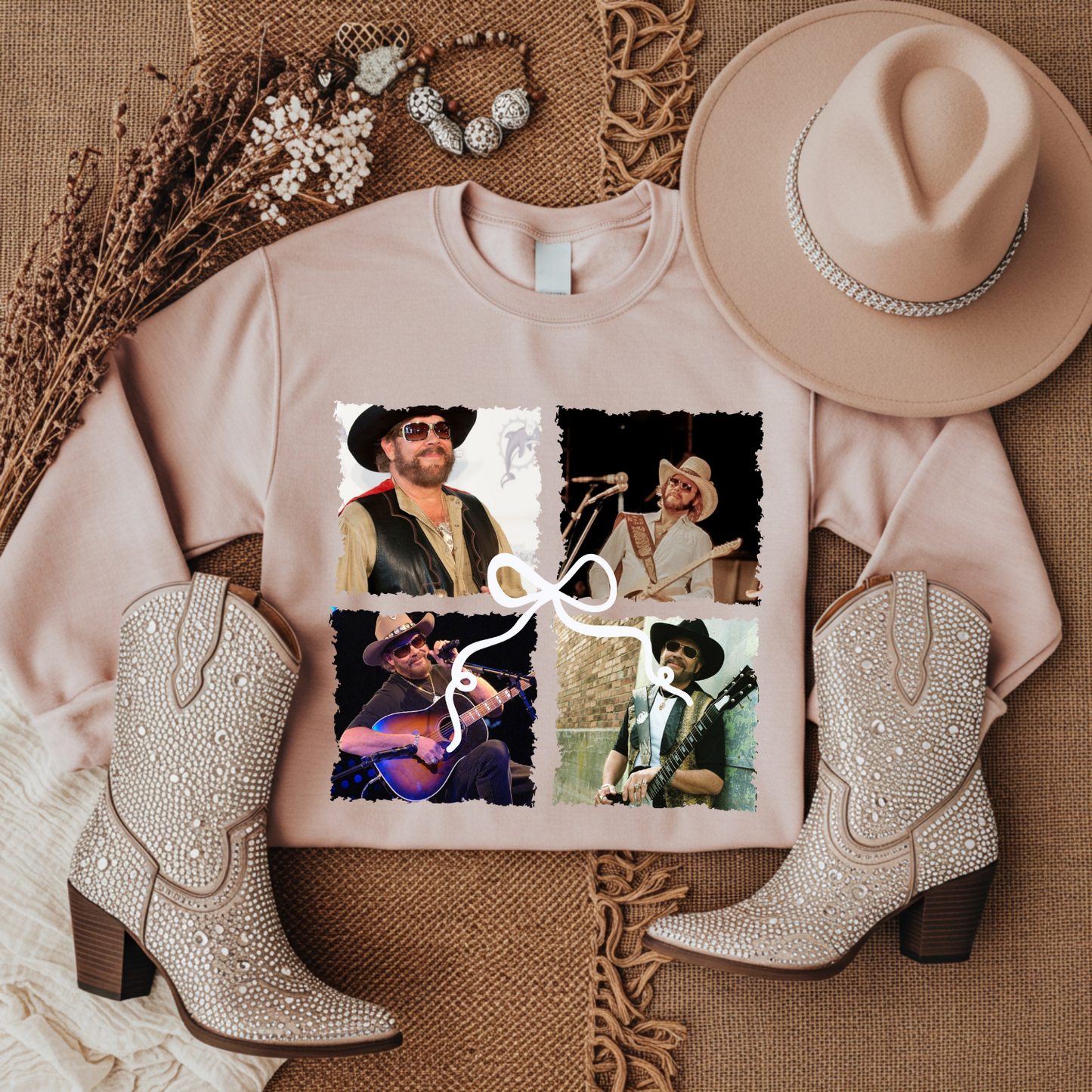 Coquette Hank Williams Jr DTF Transfer
