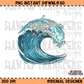 Happiness Comes In Waves PNG Digital Download