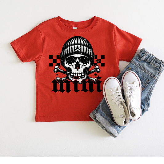 Retro Skull Mini DTF Transfer