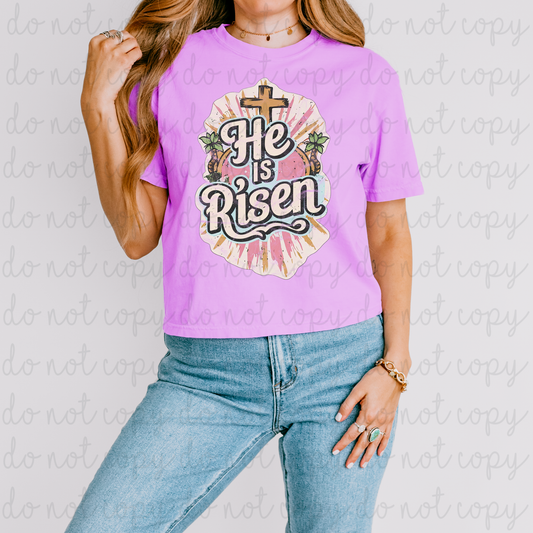 He Is Risen DTF Transfer