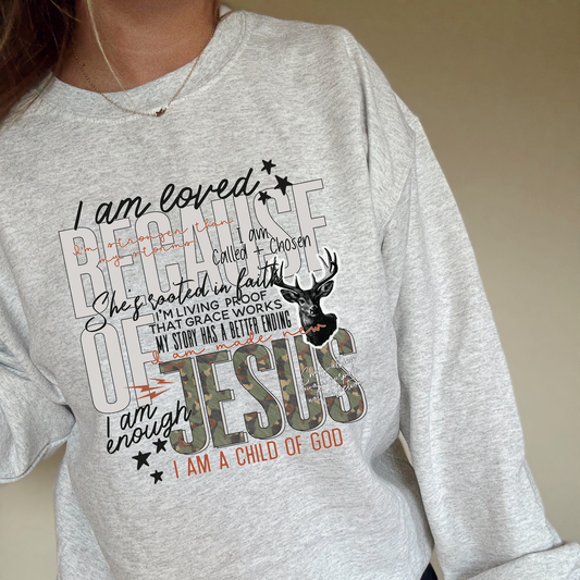 I Am A Child Of God Camo DTF Transfer