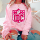 IDC Pink Sports Faux Sequin DTF Transfer