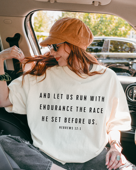 Hebrews 12:1 DTF Transfer