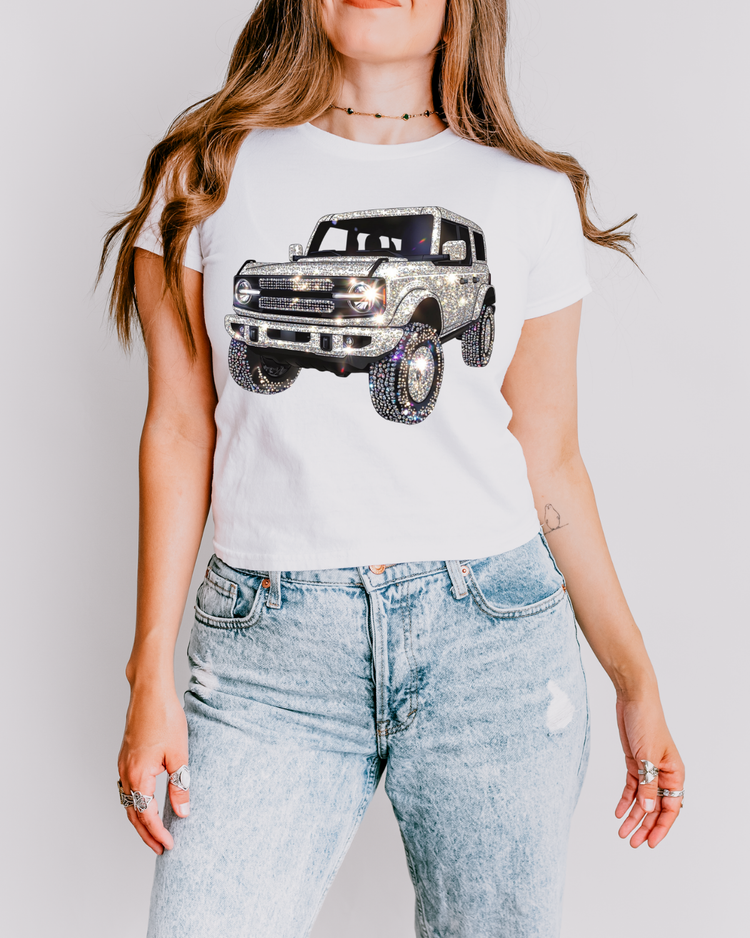 Faux Rhinestone SUV DTF Transfer