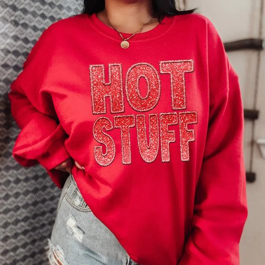 Hot Stuff Ombre' Faux Sequin DTF Transfer