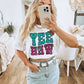 Yee Haw Faux Sequin Western DTF Transfer