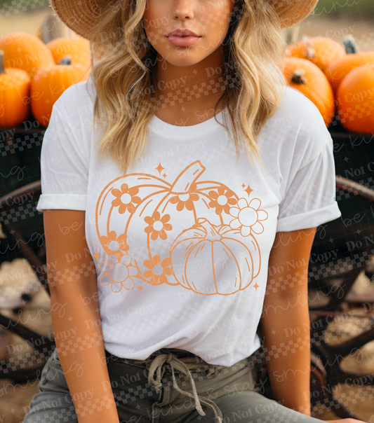 Retro Pumpkins DTF Transfer