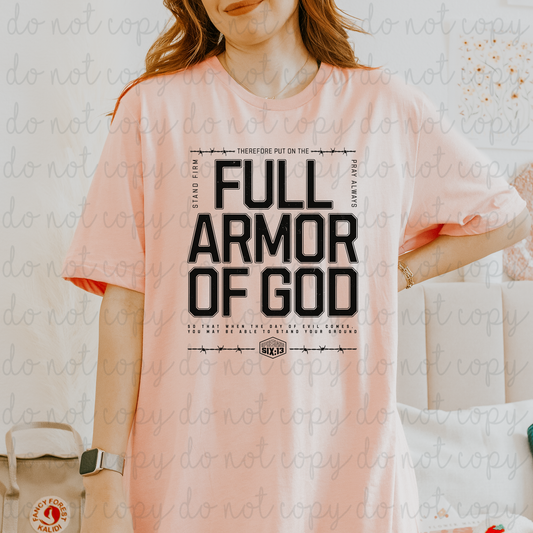 Full Armor Of God DTF Transfer