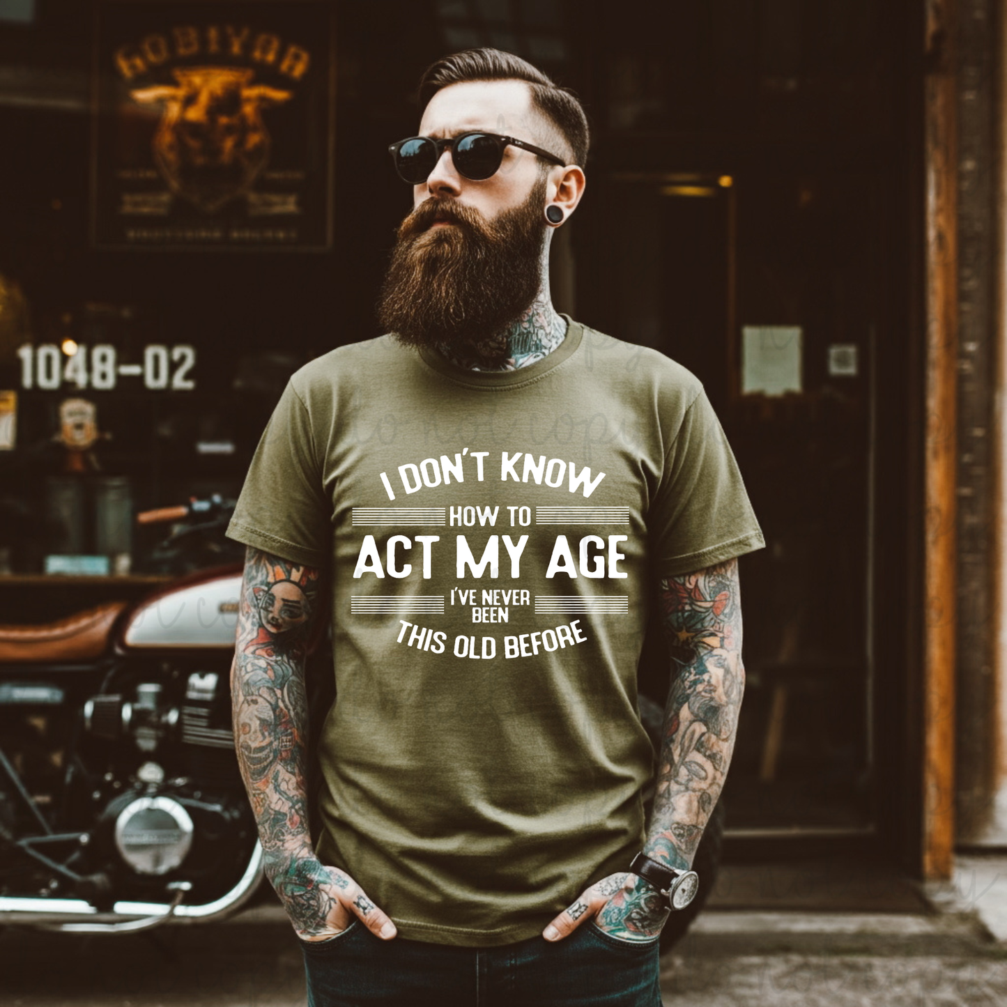 Act My Age DTF Transfer