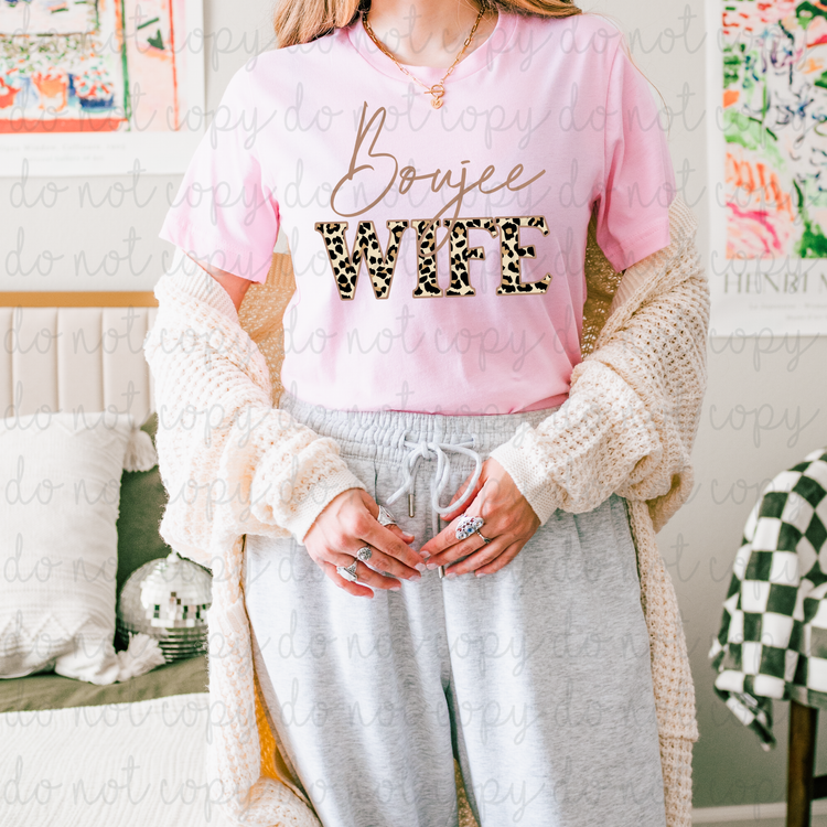 Boujee Wife DTF Transfer