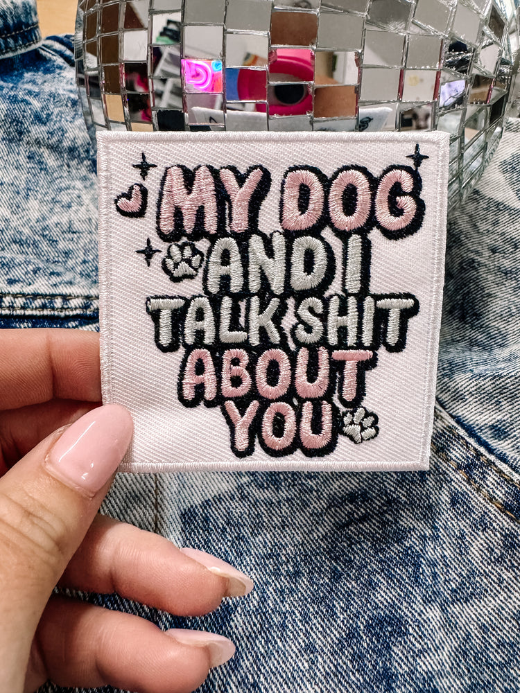 My Dog and I  Hat/Jacket Patch