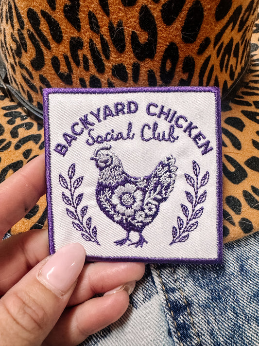 Backyard Chicken Social Club Hat/Jacket Patch