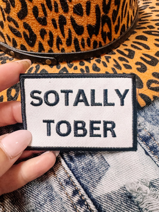 Sotally Tober Hat/Jacket Patch