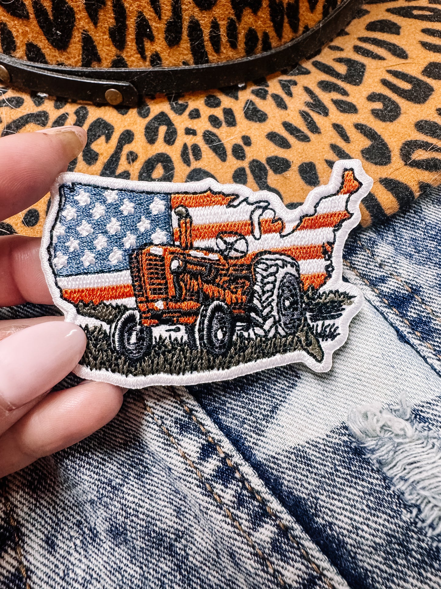 USA Tractor Hat/Jacket Patch