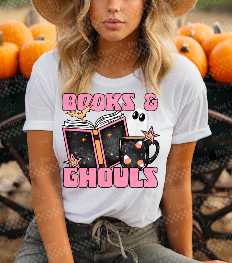 Books & Ghouls DTF Transfer